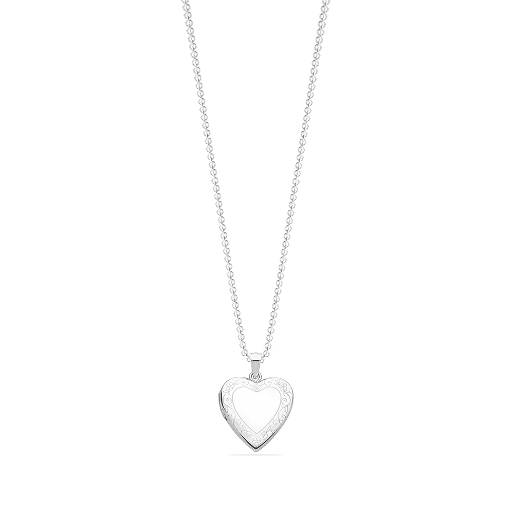 plain metal heart shape pendant