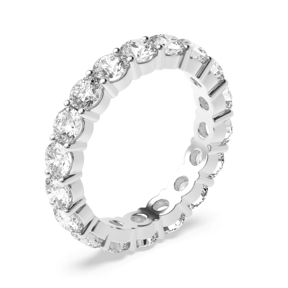 Prong Setting Round Full Eternity Lab Grown Diamond Ring (Available in 1.5mm to 3.0mm)