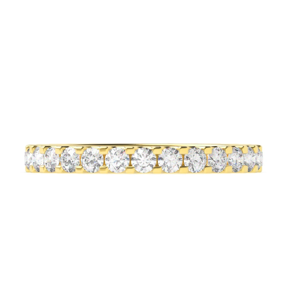 Prong Setting Round Full Eternity Diamond Ring (Available in 1.8mm to 2.4mm)