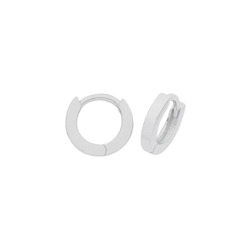 plain metal basic round hoop earring (7mm)