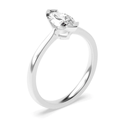 prong setting marquise diamond solitaire ring