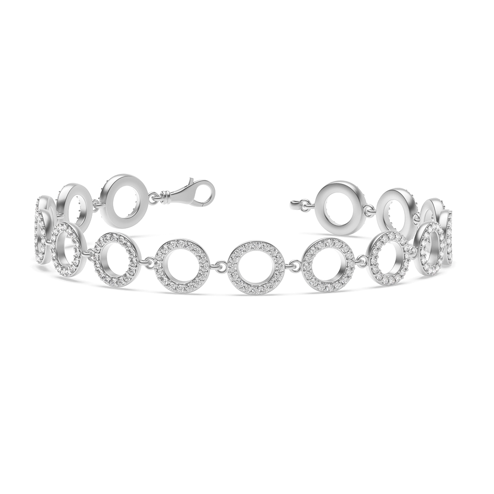 circles of love diamond bracelet