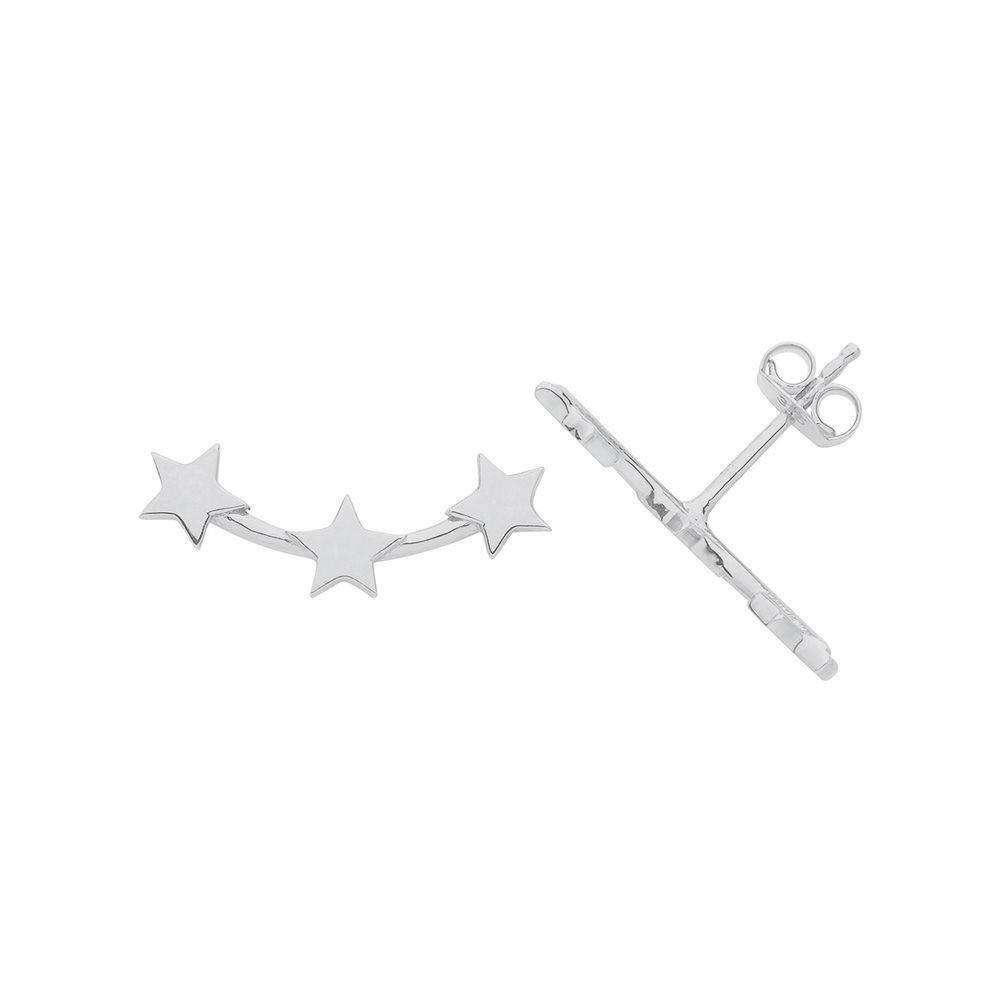 Purchase Online Three Star Stud Earring - Abelini Uk