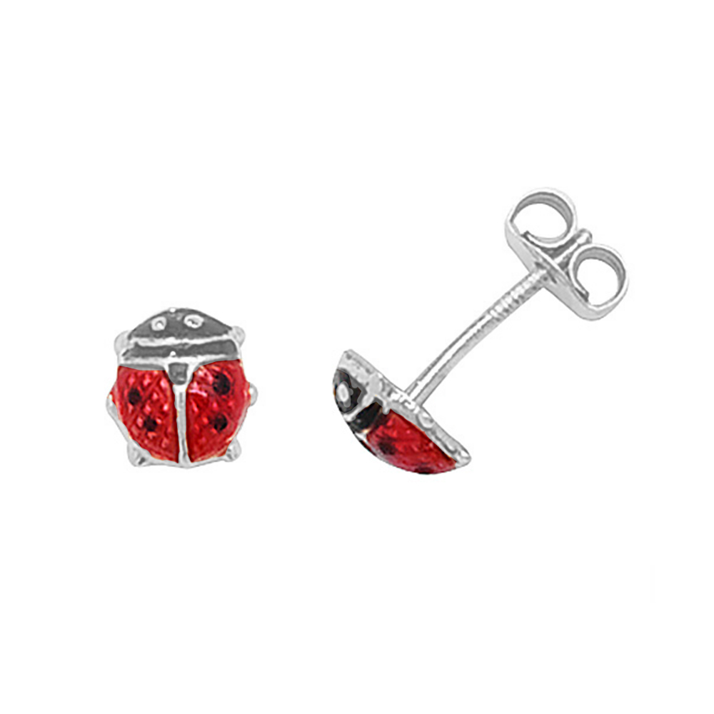 Purchase Online Lady Bug Stud Earring - Abelini Uk
