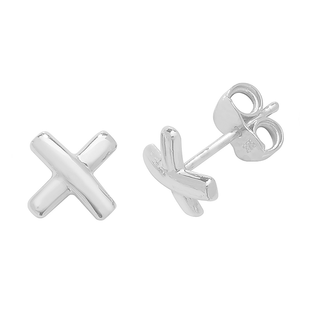 Purchase Plus Style Plain Metal Stud Earring - Abelini