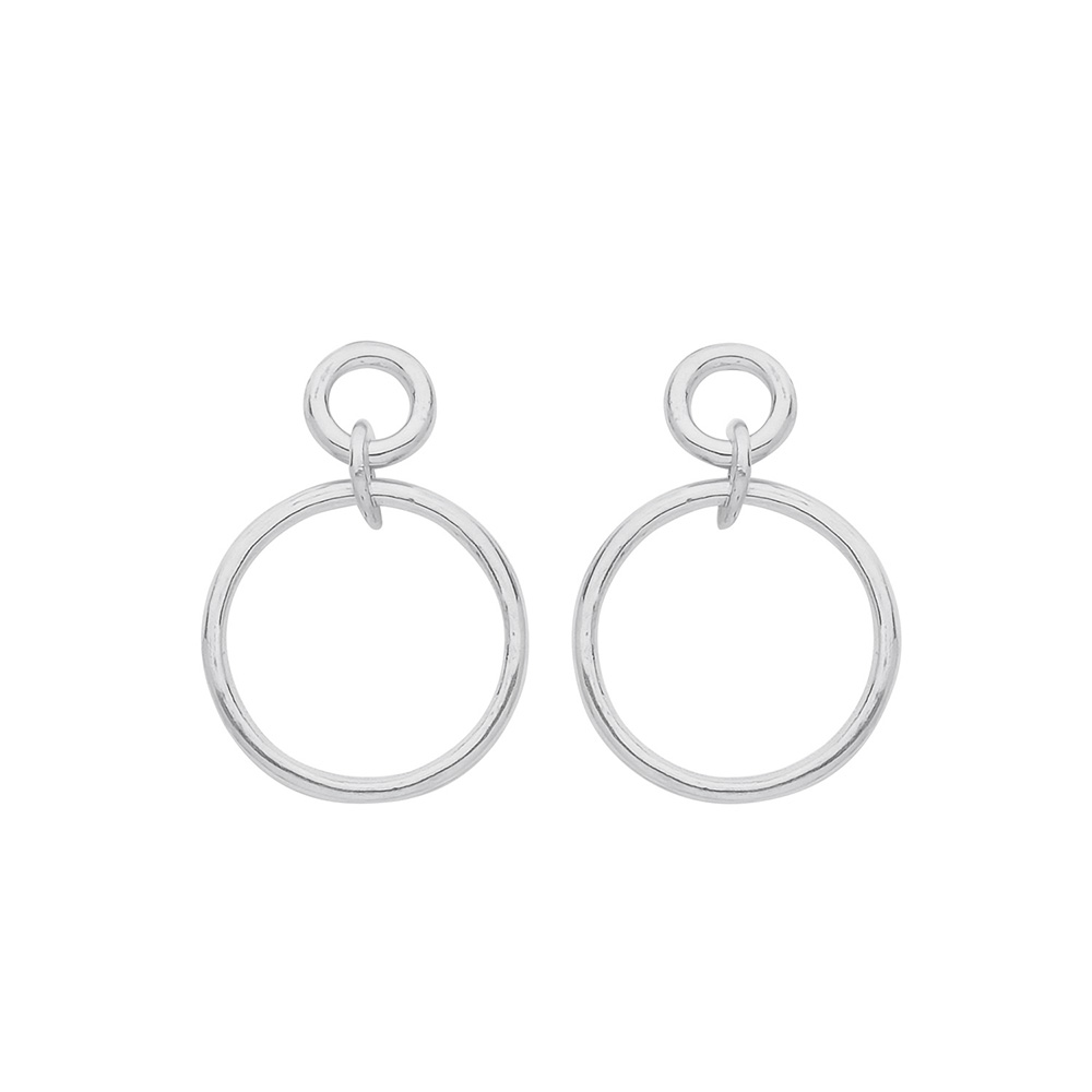 Purchase Plain Metal Round Circle Earring - Abelini