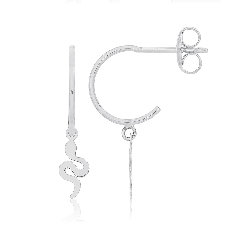 Purchase Online Snake Shape Stud Earring - Abelini Uk
