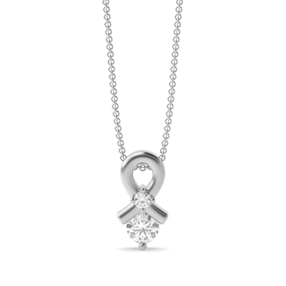Buy Prong Setting Round Diamond Designer Pendants  - Abelini