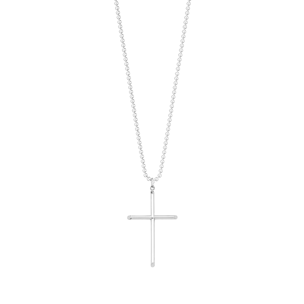 Buy Plain Metal Cross Pendant Necklace - Online  - Abelini
