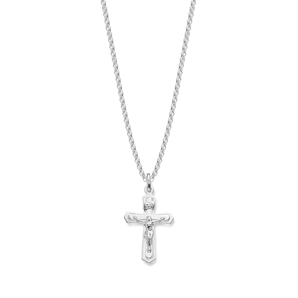 Buy Plain Metal Cross Diamond Pendant Necklaces - Abelini