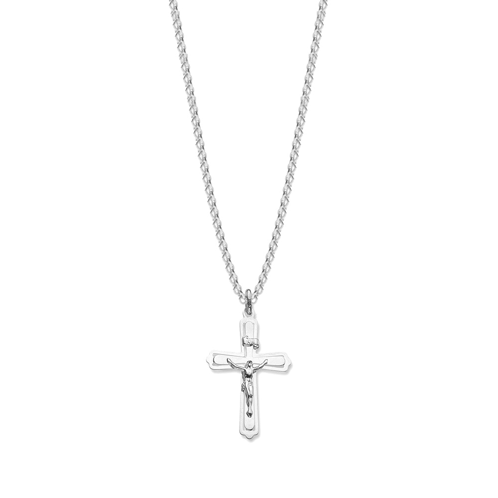 Buy Plain Metal Cross Pendant Necklace With Low Price - Abelini