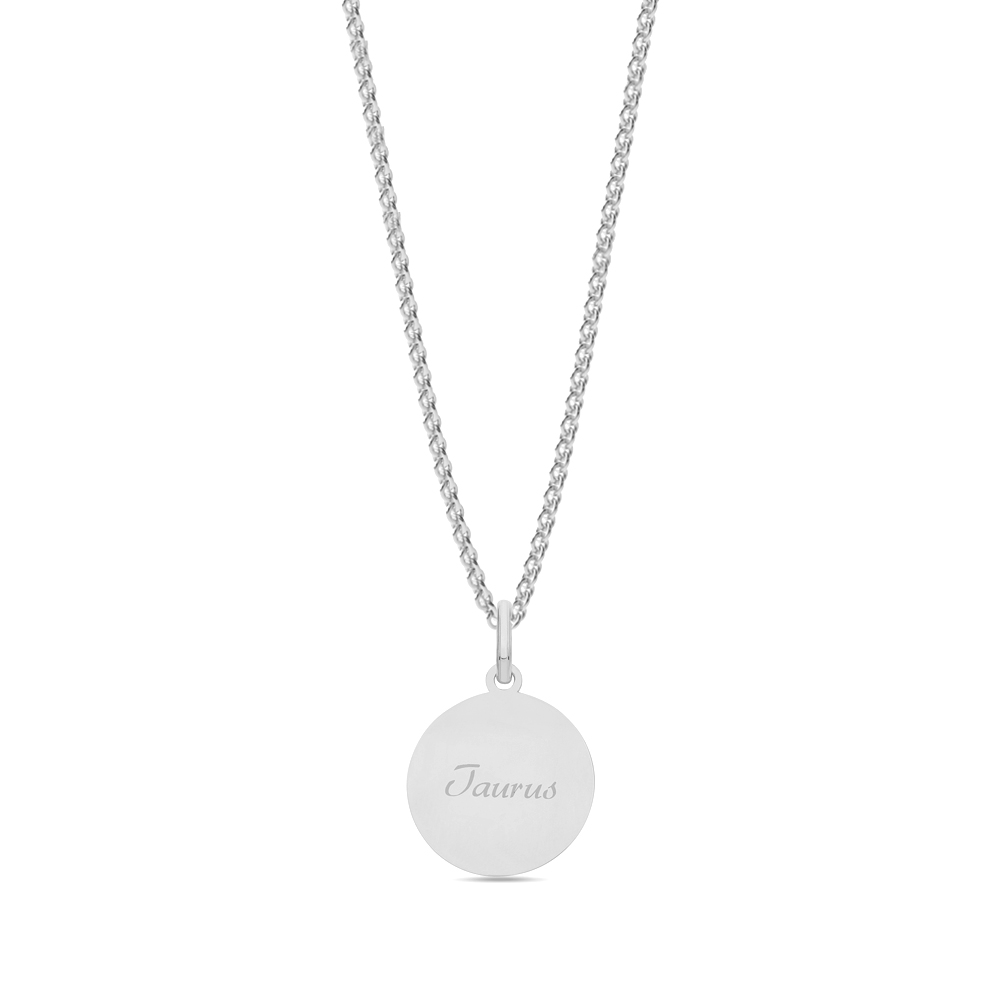 Buy Plain Metal Zodiac Constellation Taurus Pendant - Abelini