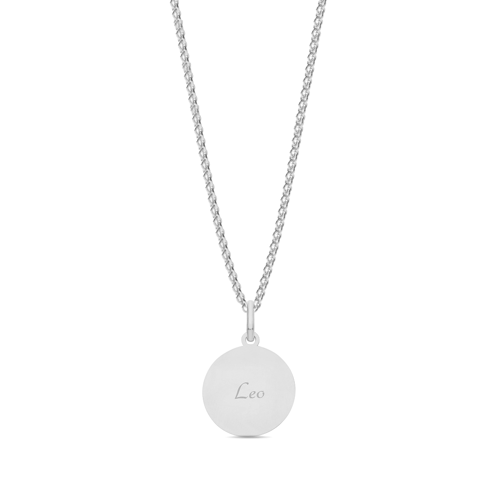 Buy Plain Metal Zodiac Constellation Leo Pendant - Abelini