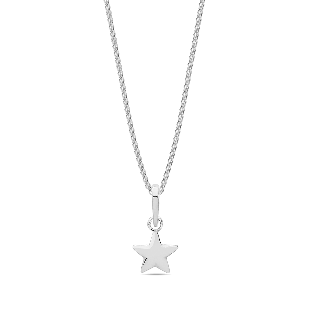 Purchase Online Plain Metal Star Shape Pendant - Abelini