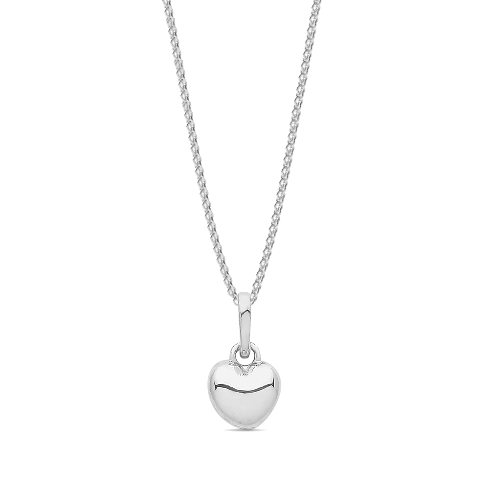 Buy Online Plain Metal Heart Shape Pendant - Abelini
