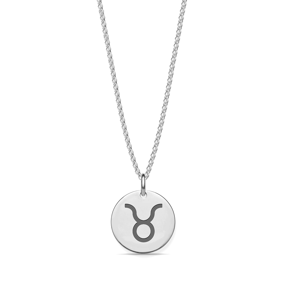 Purchase Plain Metal Taurus Zodiac Pendant - Abelini