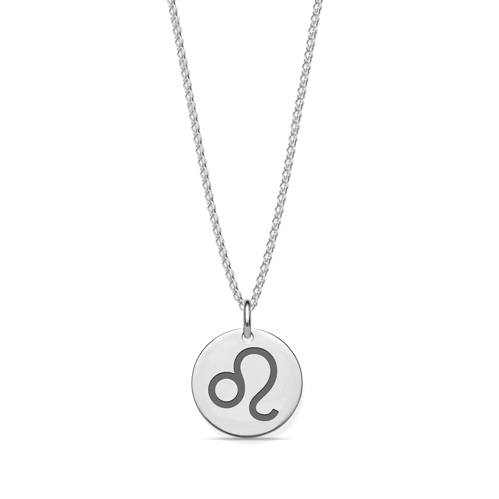 Purchase Online Plain Metal Leo Zodiac Pendant - Abelini