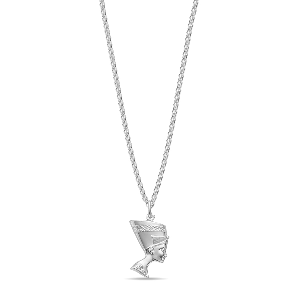 Purchase Online Plain Metal Nefertiti Pendant - Abelini