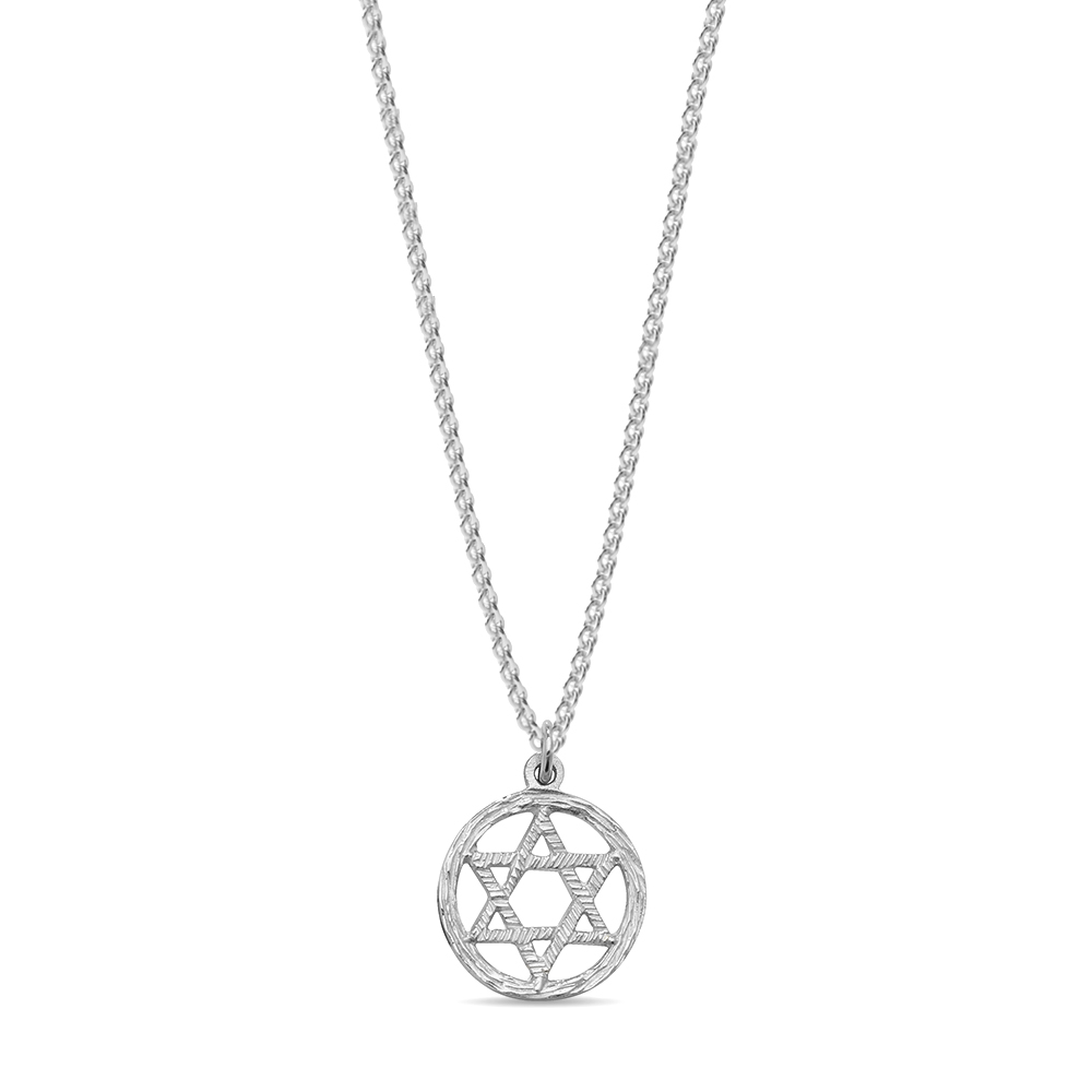 Buy Plain Metal Star Of David Pendant | Abelini  - Abelini