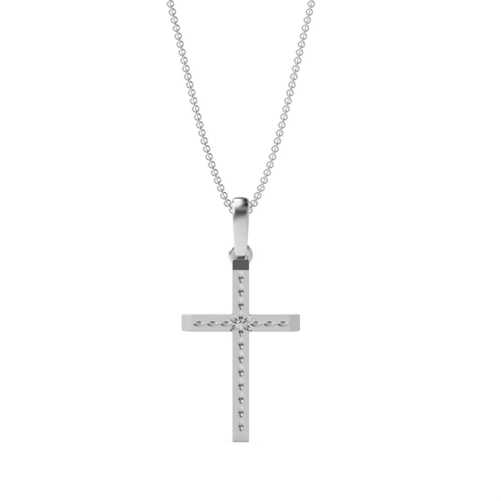 plain metal cross pendant