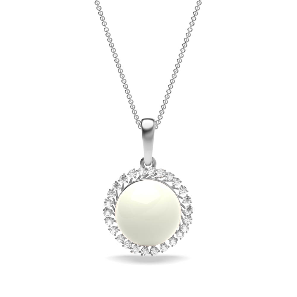 Purchase Designer White Pearl Pendant (10.0Mm) - Abelini