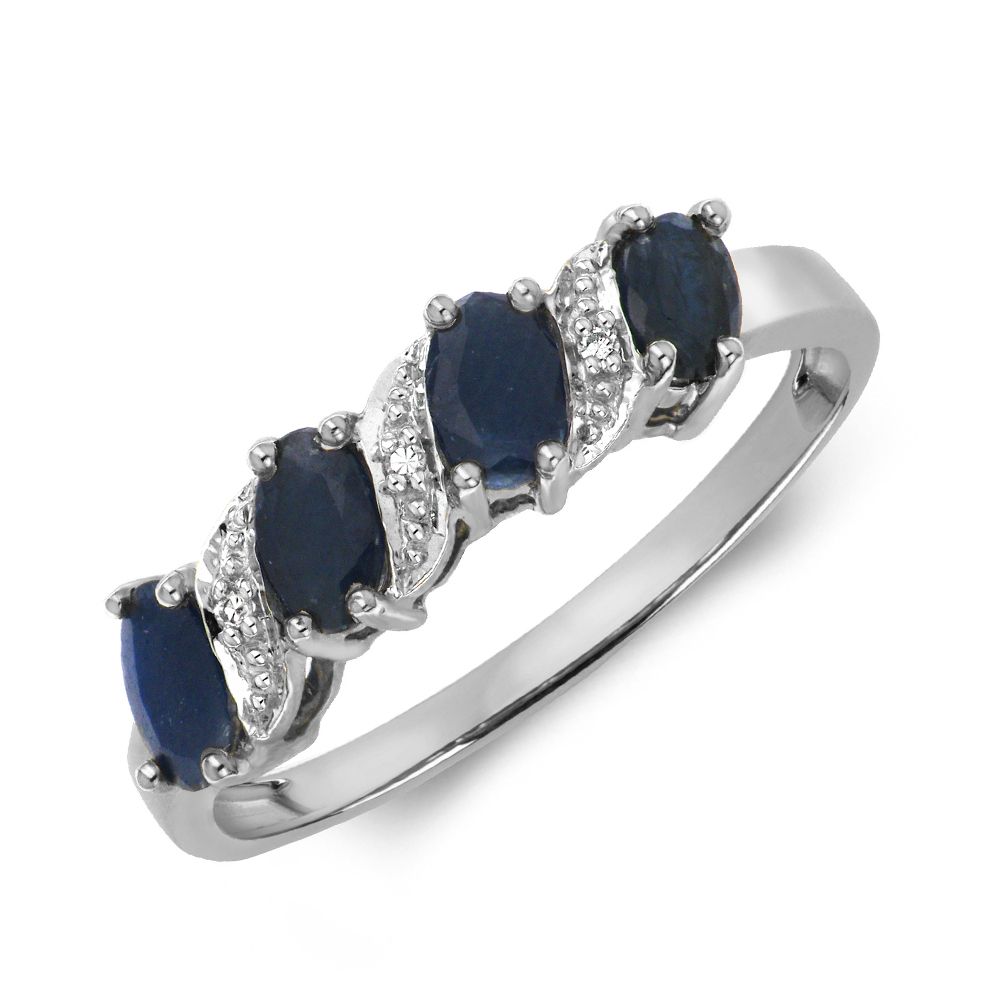 Designer Diamond and sapphire rings