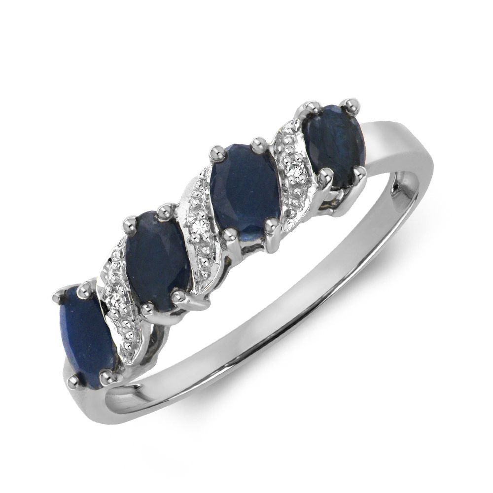 Designer Lab Grown Diamond and sapphire rings
