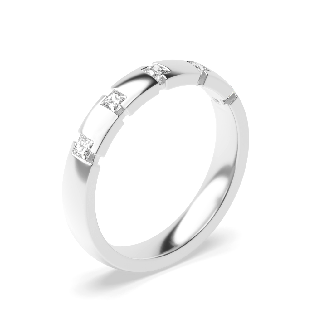 Purchase Channel Setting Princess Moissanite Ring - Abelini