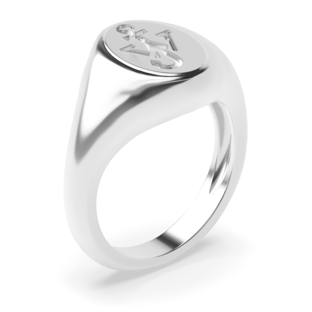 personalized design plain mens ring