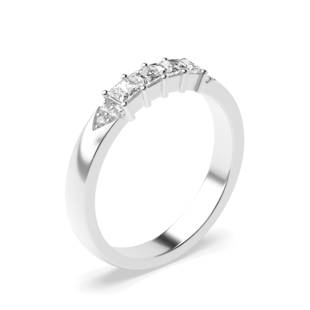 4 prong setting princess Moissanite ring