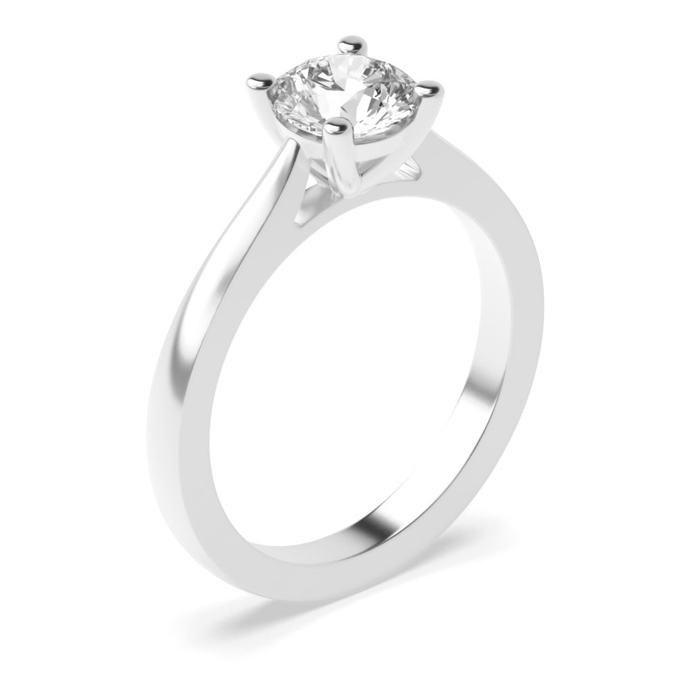 4 prong setting round Lab Grown Diamond solitare ring