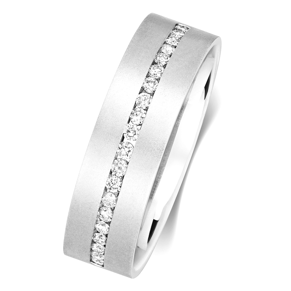 channel setting round diamond mens wedding ring