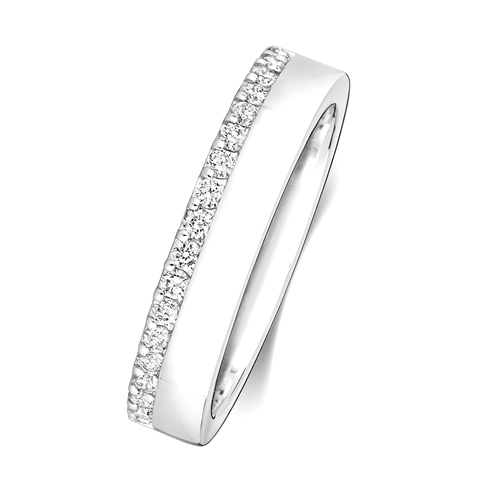 Purchase Pave Setting Round Diamond Wedding Ring - Abelini