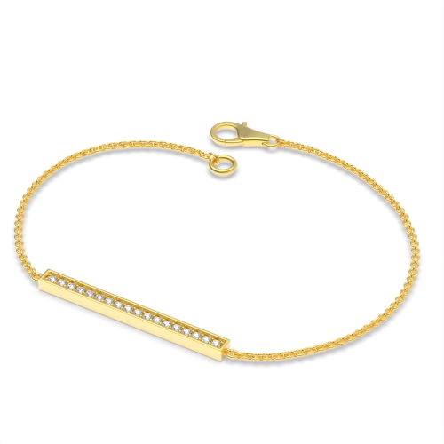 Purchase Online Line Bar Diamond Bracelets - Abelini