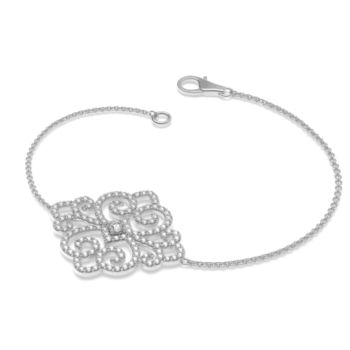 Designer Luxurious Chain Moissanite Bracelets
