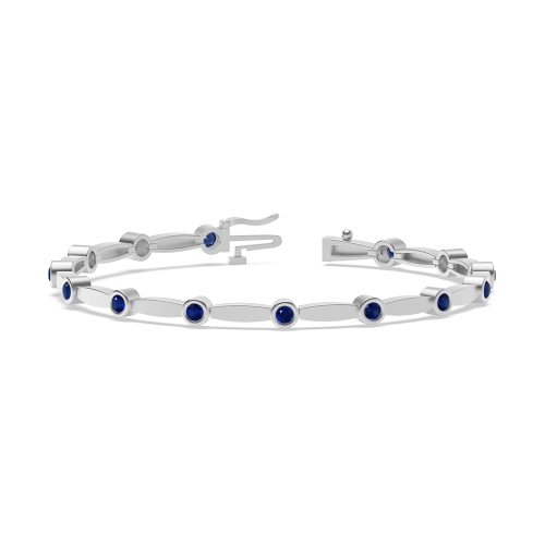 Buy Bezel Setting Station Delicate Diamond Bracelets - Abelini