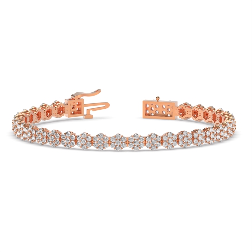 Purchase Classic Design Cluster Diamond Bracelets - Abelini