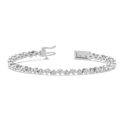 classic design tennis Lab Grown Diamond bracelet