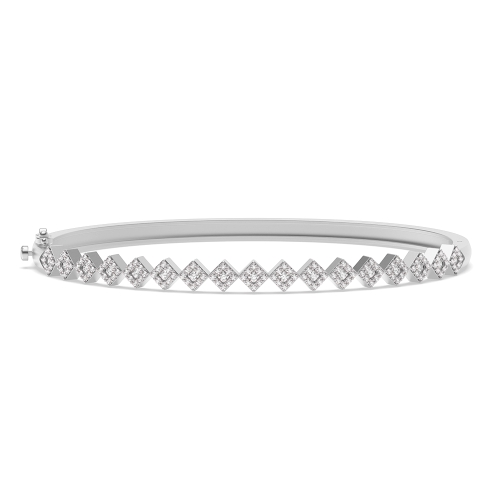 4 Prong Round Glintmyst Diamond Bracelets