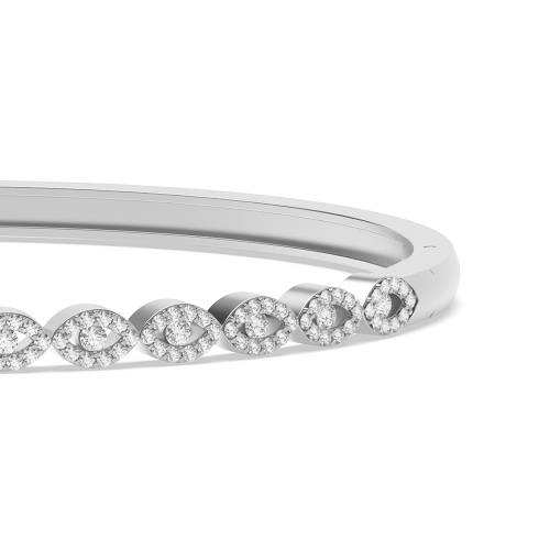 4 Prong Round Diamond Bracelets