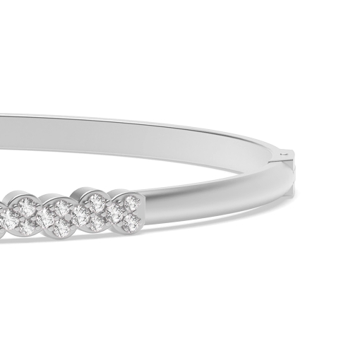 6 Prong Round Promise Lab Grown Friendship Diamond Bracelets