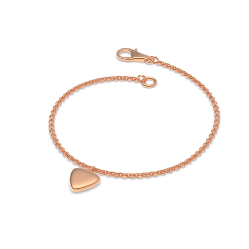 Rose Gold Express your affection with charm Charms Diamond Bracelets