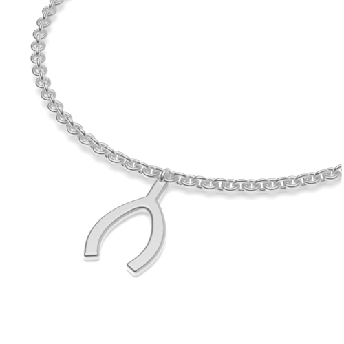 wishbone charm Delicate Bracelet