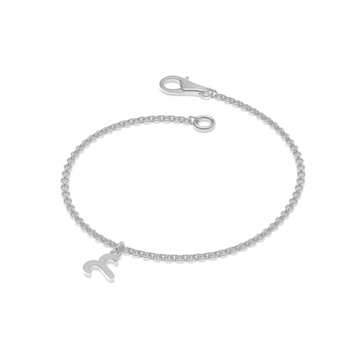 Buy Plain Metal Aries Zodiack Sign Charm Bracelets - Abelini