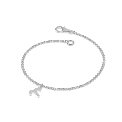 Silver Aries zodiac sign charm Charms Diamond Bracelets