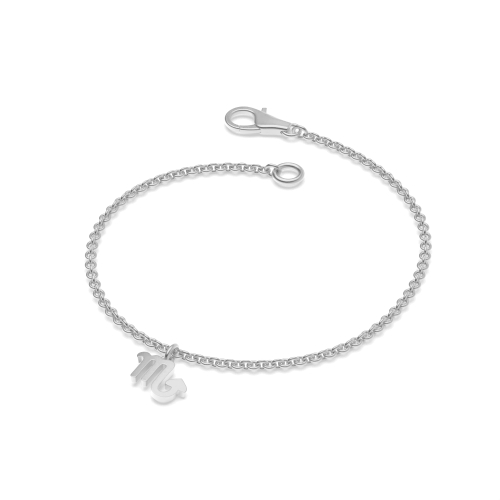Silver Scorpio zodiac sign charm Charms Diamond Bracelets