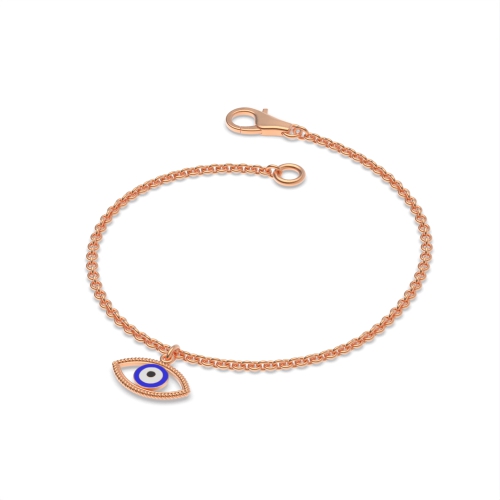 Rose Gold Indulge the opulence of our luxury evil eye charm Charms Diamond Bracelets