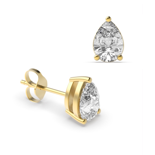       Platinum and Yellow/White Gold Diamond Stud Earrings