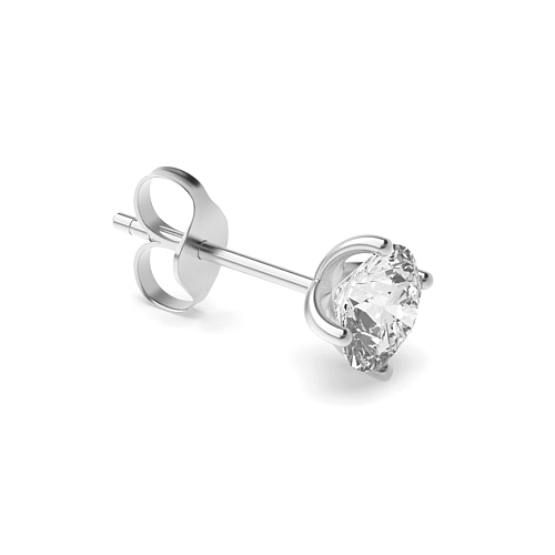 4 Prong Round classic Stud Earrings