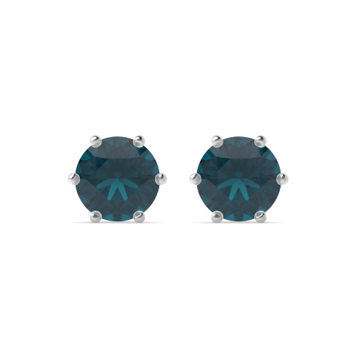 6 Prong HexaGlow Stud Earrings